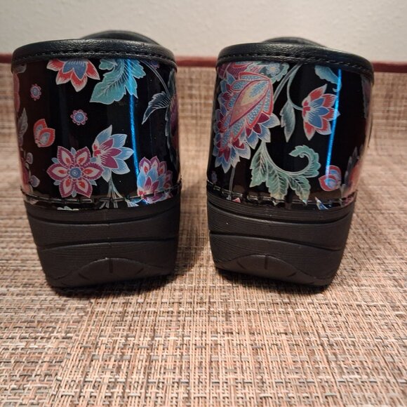 Excellent Dansko XP 2.0 Patent Women's Shoes, Paisley Floral, EUR 37 (US 6.5-7) - Picture 3 of 11
